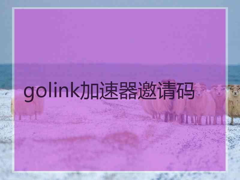 golink加速器邀请码