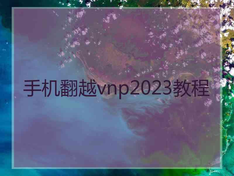 手机翻越vnp2023教程