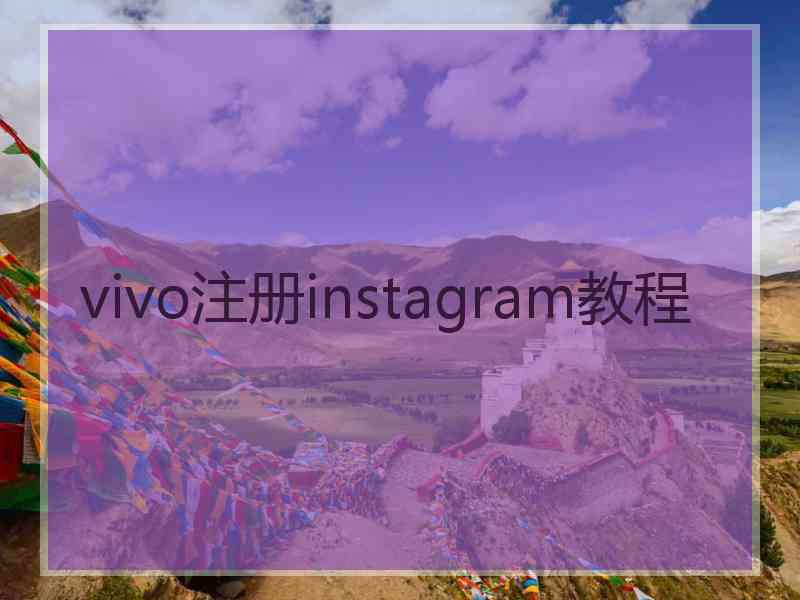 vivo注册instagram教程