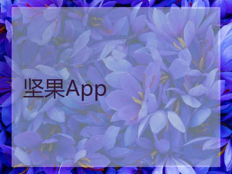 坚果App