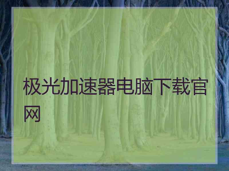 极光加速器电脑下载官网